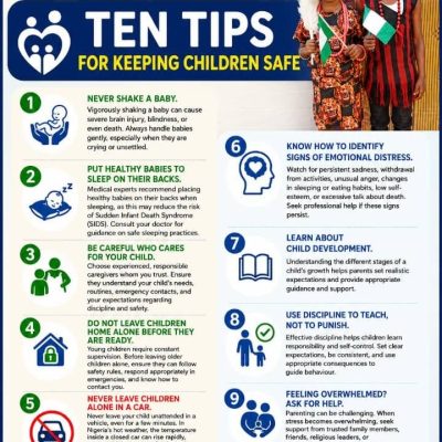 Ten Tips for Keeping Children Safe